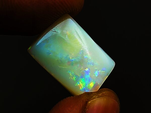 White Opal With Fire - 10.74 Carats