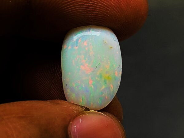 White Opal With Fire - 10.52 Carats