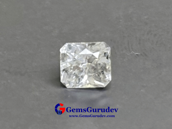 White Sapphire (Safed Pukhraj) - 1.26 Carats