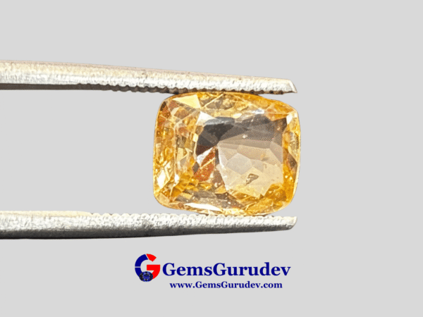 Yellow Sapphire (Pukhraj) - 3.02 Carats